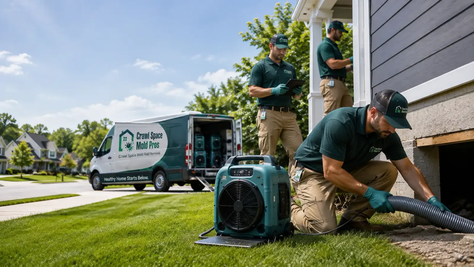 Crawl Space Mold Removal in Sterling, KS